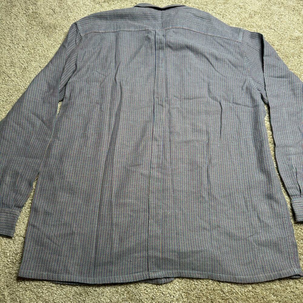 Vintage Missoni Uomo Cotton Woven Button Down Collared Shirt - Picture 5 of 6